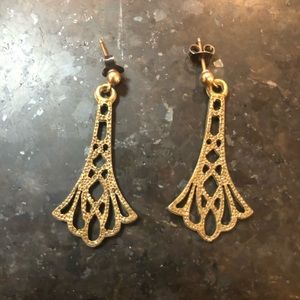 Small art deco style earrings